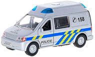 Model auta Mikrotrading Traffic policie 14 cm, kov, na zpětný chod, světlo a zvuk - Model auta