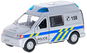 Model auta Mikrotrading Traffic policie 14 cm, kov, na zpětný chod, světlo a zvuk - Model auta