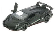 Model auta Mikrotrading Lamborghini 1:36, kov, matný lak, na zpětný chod - Model auta