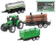 Mikrotrading Tractor + 3 sidings, 9 cm, reverse - Tractor