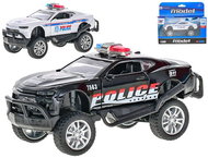 Mikrotrading Police car 13 cm, metal, reverse - Metal Model