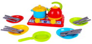Mikrotrading Cookware set 22 pcs with cooker in net - Kitchenware Set