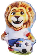 Mikro trading Polštářek plyšový 18 cm Lev fotbalista - Soft Toy