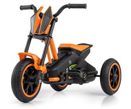 Milly Mally Dětská motokára RIDER, šlapací, Go-kart, oranžová - Pedal Quad