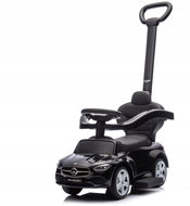 Milly Mally Mercedes C-Class s vodicí tyčí - černé - Balance Bike