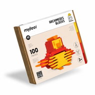 Mideer ARCHIMEDES BLOCKS dřevěné stavební kostky hřejivé barvy 100 ks - Wooden Blocks