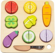 BusyKids Montessori Zelenina dřevěný kuchyňský sorter
 - Jídlo do dětské kuchyňky