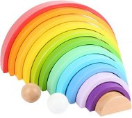 Educational Toy Small Foot Wooden Building Blocks Rainbow XXL - Didaktická hračka