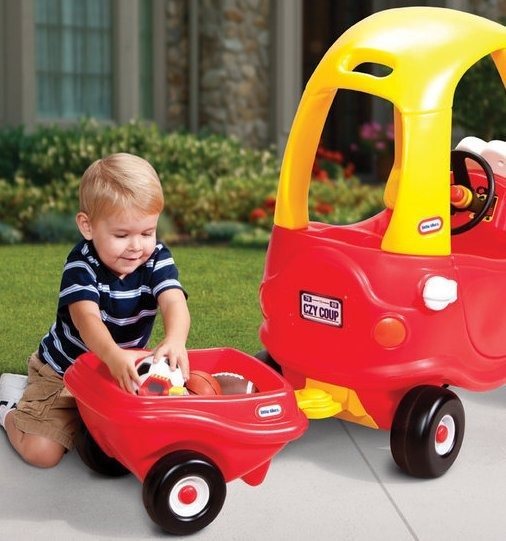 Little tikes best sale bike trailer