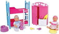 Simba New Born Baby Kids' Room with 2 Dolls (drink and wet) - Doll