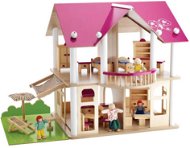 Simba Wooden villa with furniture and dolls - Doll Accessory