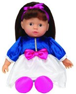 Simba Puppe Prinzessin Julia Brünette in blau-weißen Kleid - Puppe