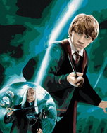 Zuty - Painting By Numbers - Poster Harry Potter And The Order Of The Phoenix - Ron, 40X50 Cm, Canva - Painting by Numbers