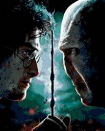 Zuty – Maľovanie podľa čísel – Harry Potter tvárou v tvár Voldemortovi, 40 × 50 cm, plátno + rám - Maľovanie podľa čísel