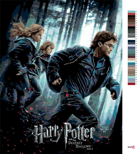 Harry Potter Deathly Hallows Paint by Numbers