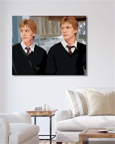 Fred And George Weasley Harry Potter Paint By Numbers - Paint By