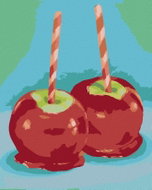 Zuty - Painting by Numbers - Dipped Apple (Myroslava Voloschuk), 80X100 Cm, Canvas+Frame - Painting by Numbers