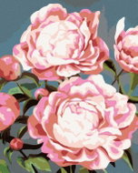 Zuty - Painting by Numbers - Peonies 5 (Myroslava Voloschuk), 40X50 Cm, Canvas+Frame - Painting by Numbers