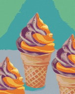 Zuty - Painting by Numbers - Ice Cream (Myroslava Voloschuk), 80X100 Cm, Canvas - Painting by Numbers