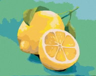 Zuty - Painting by Numbers - Lemon 3 (Myroslava Voloschuk), 40X50 Cm, Canvas+Frame - Painting by Numbers