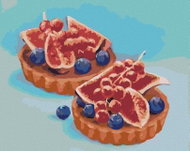 Zuty - Painting by Numbers - Fig Tartlets (Myroslava Voloschuk), 40X50 Cm, Canvas - Painting by Numbers
