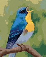 Zuty - Painting by Numbers - Blue Bird (Myroslava Voloschuk), 80X100 Cm, Canvas - Painting by Numbers