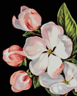 Zuty - Painting by Numbers - Apple Tree Flower (Myroslava Voloschuk), 40X50 Cm, Canvas - Painting by Numbers