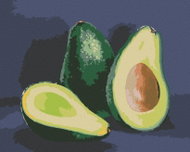 Zuty - Painting by Numbers - Avocado 5 (Myroslava Voloschuk), 40X50 Cm, Canvas+Frame - Painting by Numbers