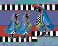 Zuty – Maľovanie Podľa Čísel – Matka S Vtáčatami (Jonna James), 80 × 100 cm, Plátno + Rám - Maľovanie podľa čísel