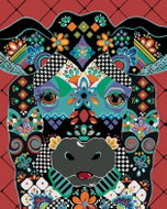 Zuty - Painting by Numbers - Cow (Jonna James), 80X100 Cm, Canvas - Painting by Numbers