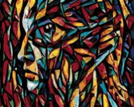 Zuty – Maľovanie Podľa Čísel – Abstraktný Portrét Ženy, 80 × 100 cm, Plátno + Rám - Maľovanie podľa čísel