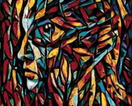 Zuty - Painting by Numbers - Abstract Portrait of a Woman, 40X50 Cm, Canvas - Painting by Numbers