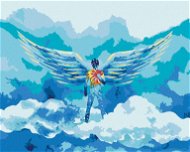 Zuty – Maľovanie Podľa Čísel – Muž S Anjelskými Krídlami, 80 × 100 cm, Plátno + Rám - Maľovanie podľa čísel