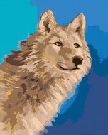 Zuty - Painting by Numbers - Wolf Portrait Ii (D. Rusty Rust), 40X50 Cm, Canvas+Frame - Painting by Numbers