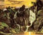 Zuty – Maľovanie Podľa Čísel – Vodopád A Vlk (D. Rusty Rust), 80 × 100 cm, Plátno + Rám - Maľovanie podľa čísel