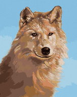 Zuty - Painting by Numbers - Wolf Portrait Iii (D. Rusty Rust), 40X50 Cm, Canvas+Frame - Painting by Numbers