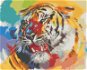 Zuty - Painting by Numbers - Tiger And Colors View (D. Rusty Rust), 80X100 Cm, Canvas+Frame - Painting by Numbers