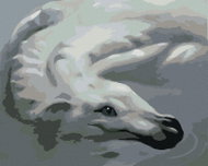 Zuty - Painting By Numbers - Alligator Or Horse - Illusion (D. Rusty Rust), 40X50 Cm, Canvas - Painting by Numbers