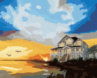 Zuty - Painting by Numbers - House by the Water and the Blacks (D. Rusty Rust), 40X50 Cm, Canvas - Painting by Numbers