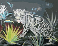 Zuty - Painting By Numbers - Sad Leopard (D. Rusty Rust), 40X50 Cm, Canvas - Painting by Numbers