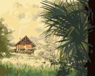 Zuty - Painting By Numbers - Cottage In The Wilderness (D. Rusty Rust), 40X50 Cm, Canvas - Painting by Numbers