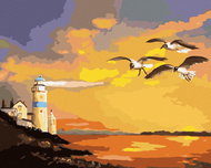 Zuty - Painting by Numbers - Lighthouse (D. Rusty Rust), 40X50 Cm, Canvas - Painting by Numbers