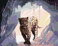 Zuty - Painting by Numbers - Snow Leopard (D. Rusty Rust), 40X50 Cm, Canvas - Painting by Numbers