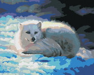Zuty - Painting by Numbers - Polar Fox (D. Rusty Rust), 40X50 Cm, Canvas - Painting by Numbers