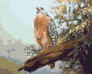 Zuty - Painting by Numbers - Birds of Prey on a Branch (D. Rusty Rust), 40X50 Cm, Canvas - Painting by Numbers