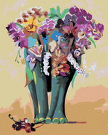 Zuty - Painting by Numbers - Flower Elephant (D. Rusty Rust), 40X50 Cm, Canvas - Painting by Numbers