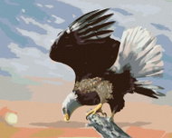 Zuty - Painting By Numbers - Eagle At Dusk (D. Rusty Rust), 40X50 Cm, Canvas - Painting by Numbers