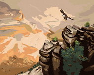 Zuty - Painting by Numbers - Eagle Over the Rock (D. Rusty Rust), 40X50 Cm, Canvas - Painting by Numbers