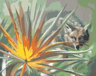 Zuty - Painting by Numbers - Coyote A Leaf (D. Rusty Rust), 40X50 Cm, Canvas - Painting by Numbers