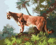 Zuty - Painting By Numbers - Puma In The Jungle (D. Rusty Rust), 40X50 Cm, Canvas - Painting by Numbers